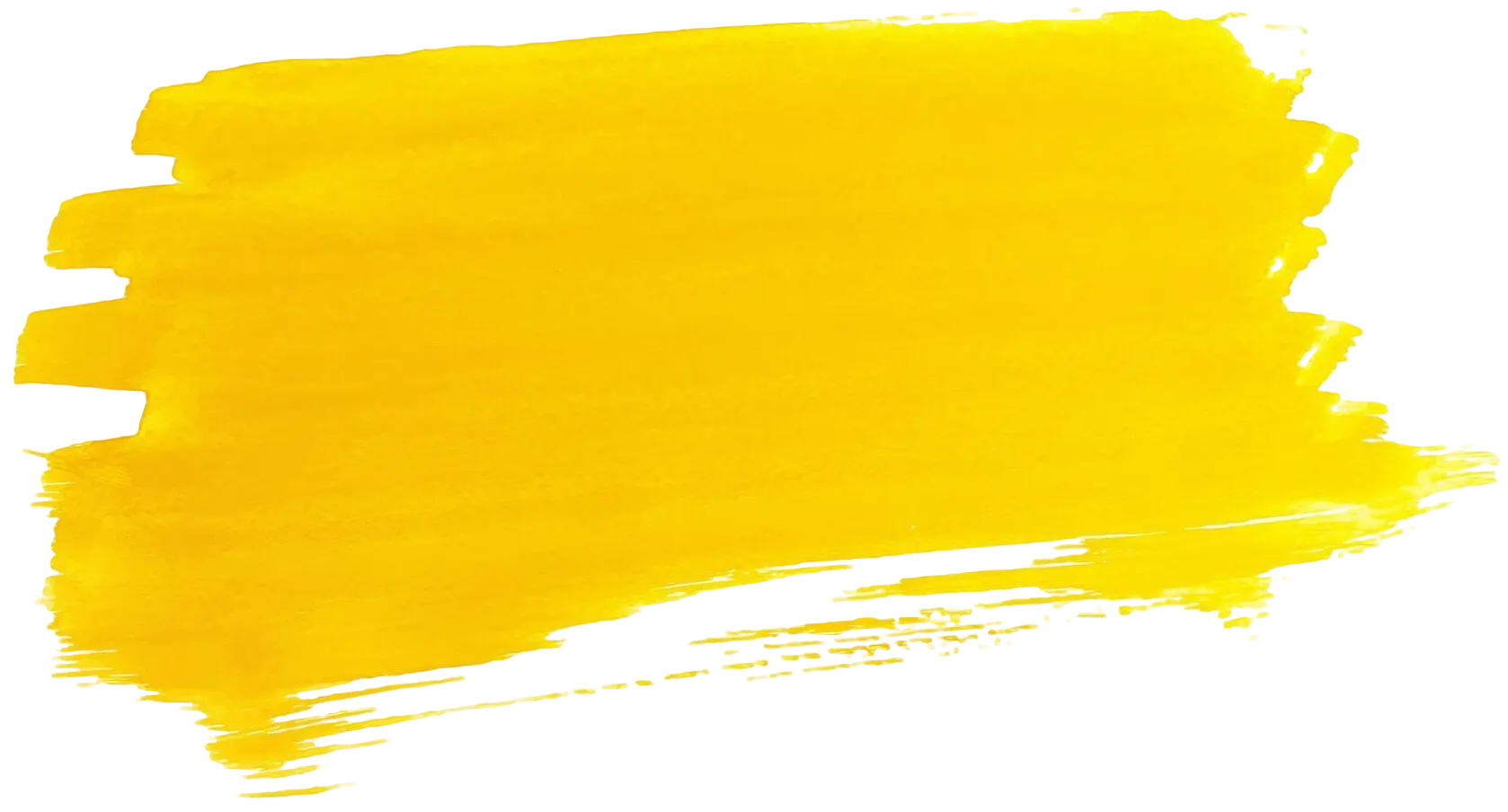 yellow watercolor brush stroke